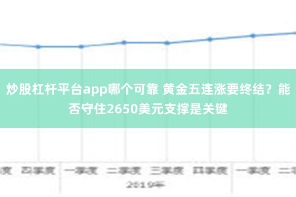 炒股杠杆平台app哪个可靠 黄金五连涨要终结？能否守住2650美元支撑是关键